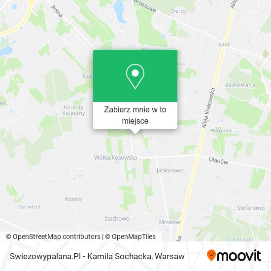 Mapa Swiezowypalana.Pl - Kamila Sochacka