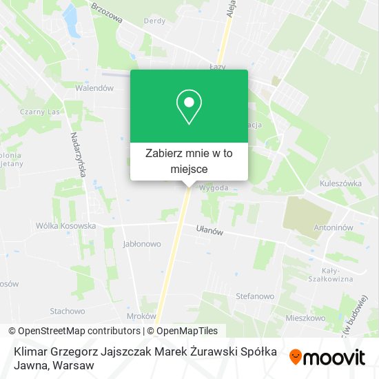 Mapa Klimar Grzegorz Jajszczak Marek Żurawski Spółka Jawna