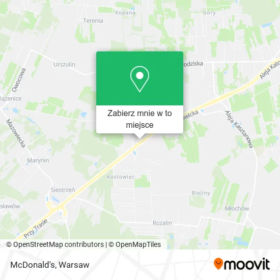 Mapa McDonald's