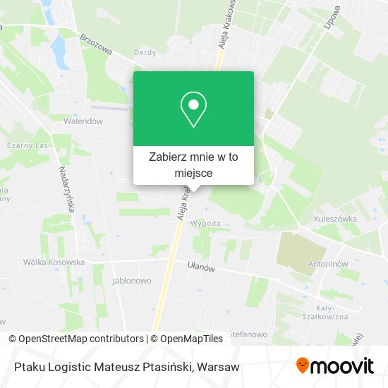 Mapa Ptaku Logistic Mateusz Ptasiński