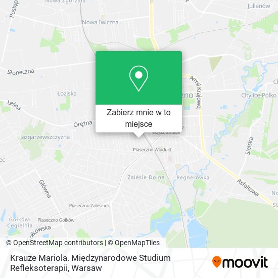 Mapa Krauze Mariola. Międzynarodowe Studium Refleksoterapii