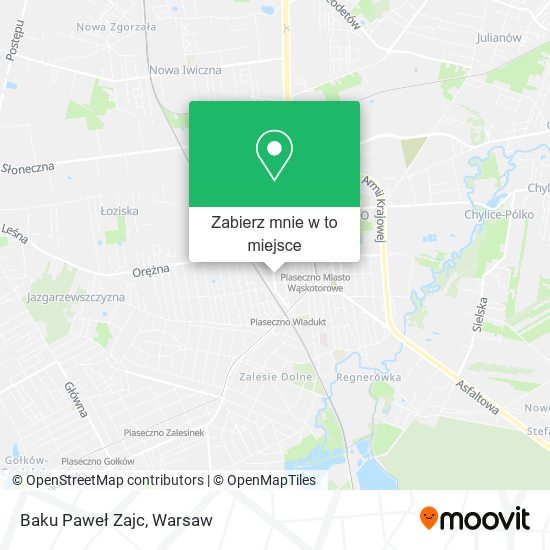 Mapa Baku Paweł Zajc