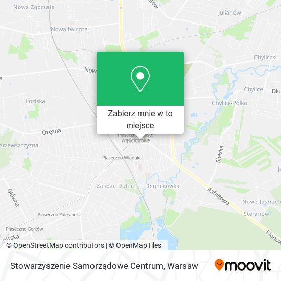 Mapa Stowarzyszenie Samorządowe Centrum