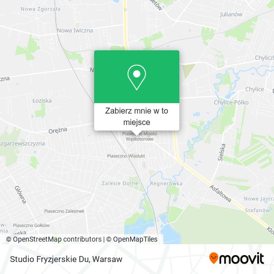 Mapa Studio Fryzjerskie Du