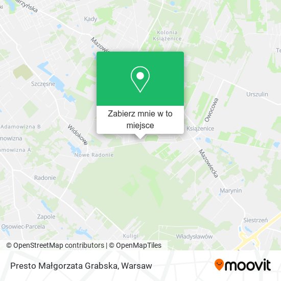 Mapa Presto Małgorzata Grabska