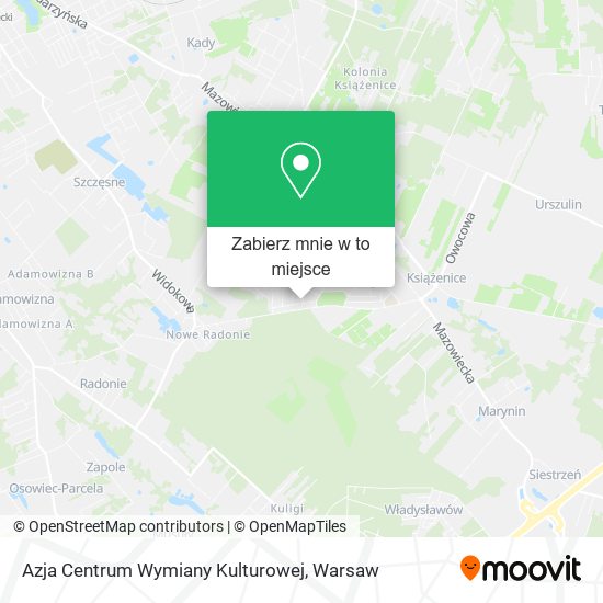 Mapa Azja Centrum Wymiany Kulturowej