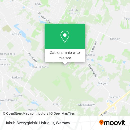 Mapa Jakub Szczygielski Usługi It