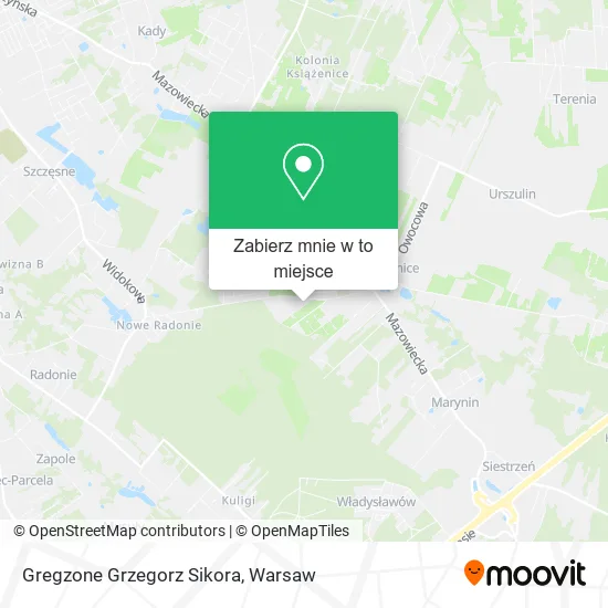 Mapa Gregzone Grzegorz Sikora