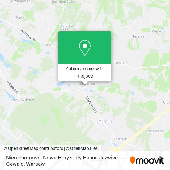 Mapa Nieruchomości Nowe Horyzonty Hanna Jaźwiec-Gewald