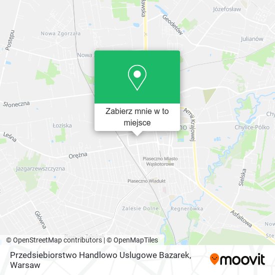 Mapa Przedsiebiorstwo Handlowo Uslugowe Bazarek