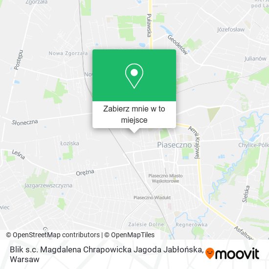 Mapa Blik s.c. Magdalena Chrapowicka Jagoda Jabłońska