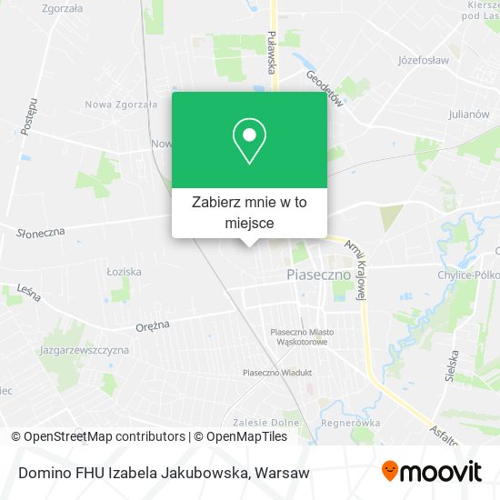 Mapa Domino FHU Izabela Jakubowska