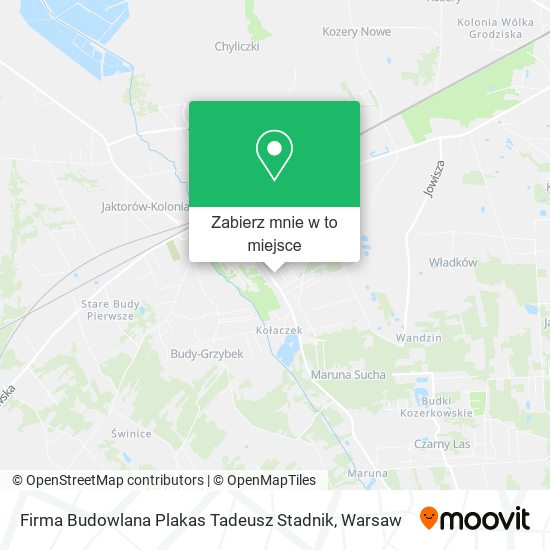 Mapa Firma Budowlana Plakas Tadeusz Stadnik