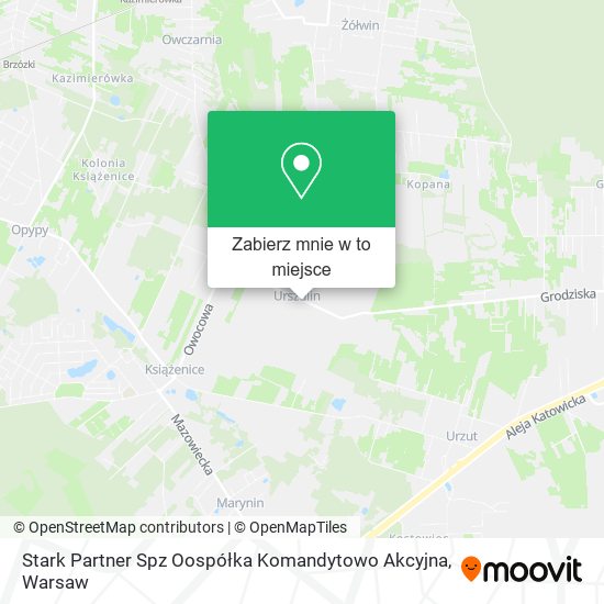 Mapa Stark Partner Spz Oospółka Komandytowo Akcyjna