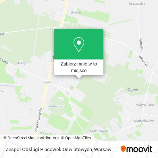 Mapa Zespół Obsługi Placówek Oświatowych