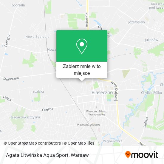 Mapa Agata Litwińska Aqua Sport