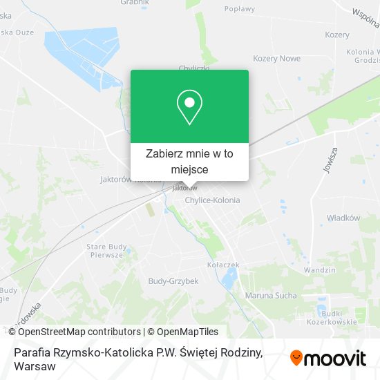 Mapa Parafia Rzymsko-Katolicka P.W. Świętej Rodziny