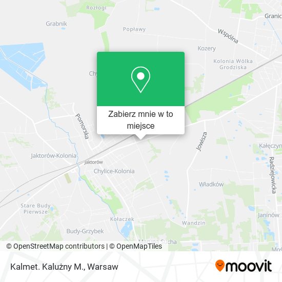 Mapa Kalmet. Kalużny M.