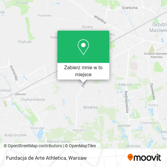Mapa Fundacja de Arte Athletica