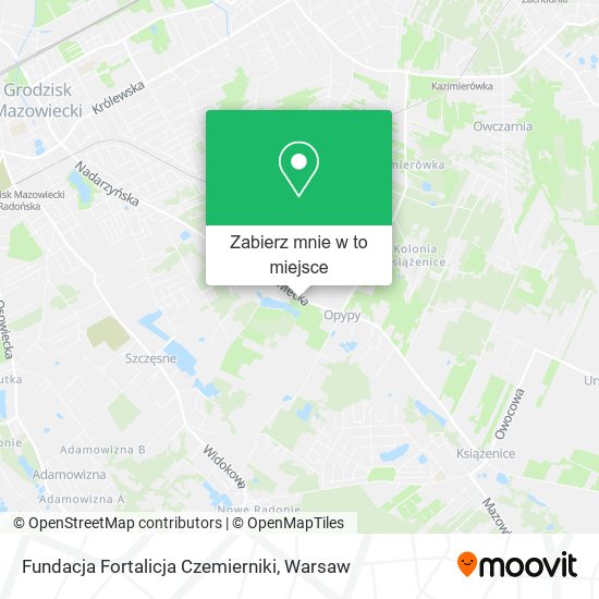 Mapa Fundacja Fortalicja Czemierniki