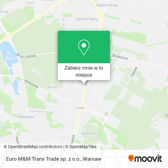 Mapa Euro M&M Trans Trade sp. z o.o.