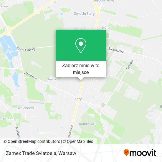 Mapa Zamex Trade Sviatosla