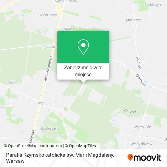 Mapa Parafia Rzymskokatolicka św. Marii Magdaleny