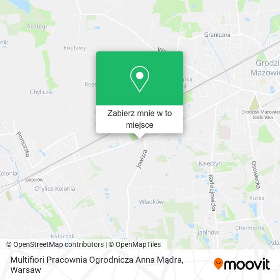 Mapa Multifiori Pracownia Ogrodnicza Anna Mądra