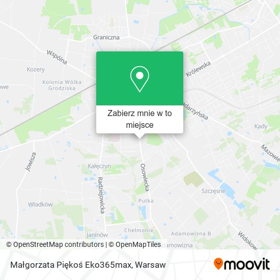 Mapa Małgorzata Piękoś Eko365max