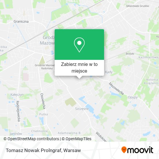 Mapa Tomasz Nowak Prolngraf