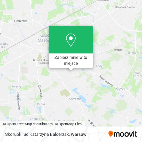 Mapa Skorupki Sc Katarzyna Balcerzak