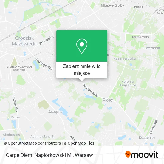 Mapa Carpe Diem. Napiórkowski M.