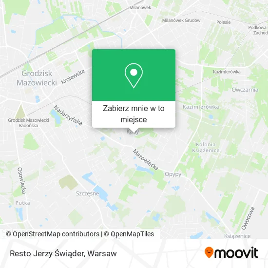 Mapa Resto Jerzy Świąder