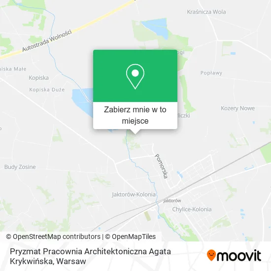 Mapa Pryzmat Pracownia Architektoniczna Agata Krykwińska