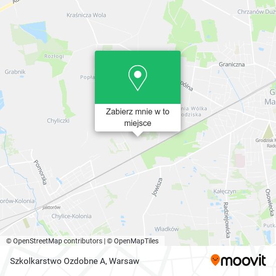 Mapa Szkolkarstwo Ozdobne A