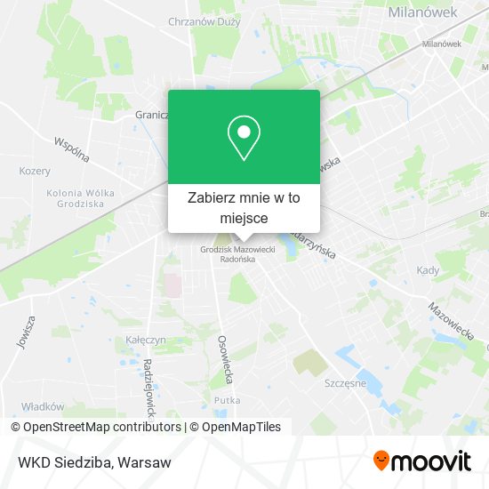 Mapa WKD Siedziba