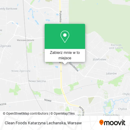 Mapa Clean Foods Katarzyna Lechanska