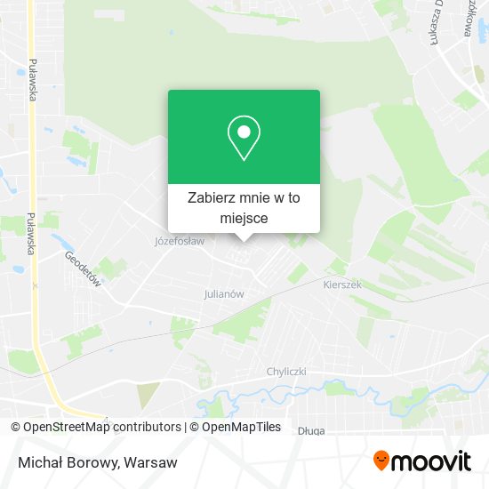 Mapa Michał Borowy