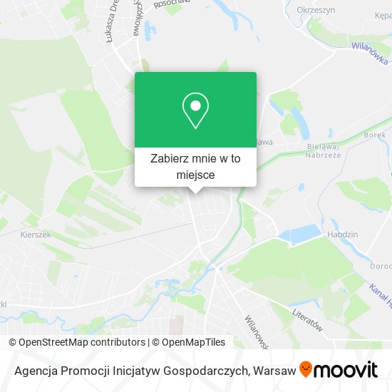 Mapa Agencja Promocji Inicjatyw Gospodarczych