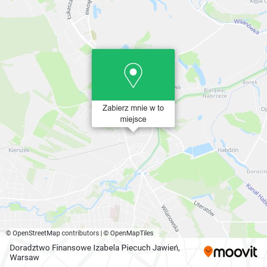 Mapa Doradztwo Finansowe Izabela Piecuch Jawień