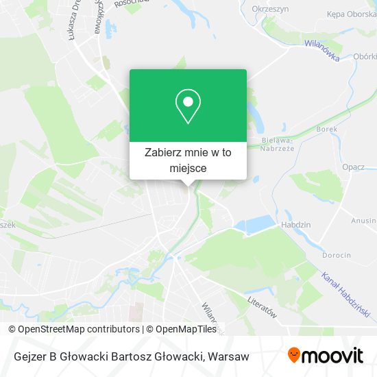 Mapa Gejzer B Głowacki Bartosz Głowacki