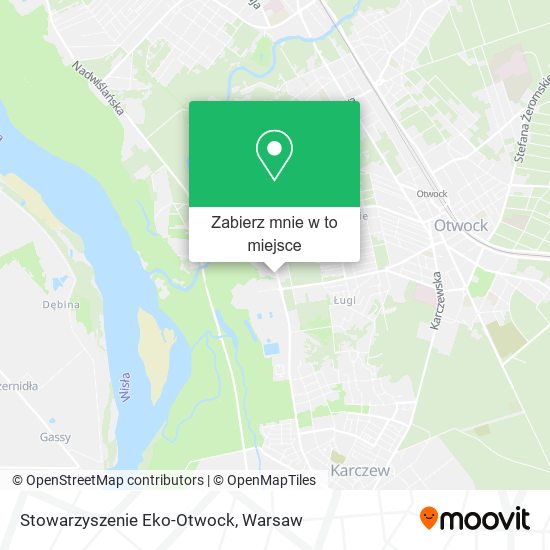 Mapa Stowarzyszenie Eko-Otwock