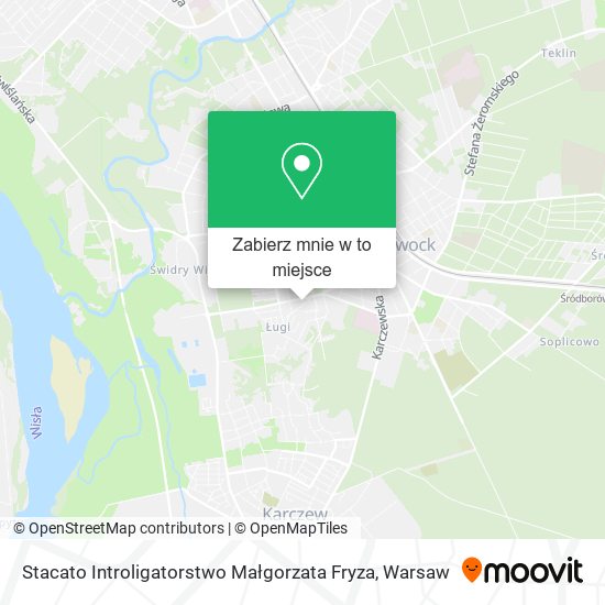 Mapa Stacato Introligatorstwo Małgorzata Fryza