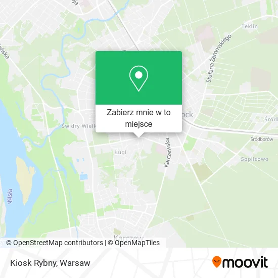 Mapa Kiosk Rybny