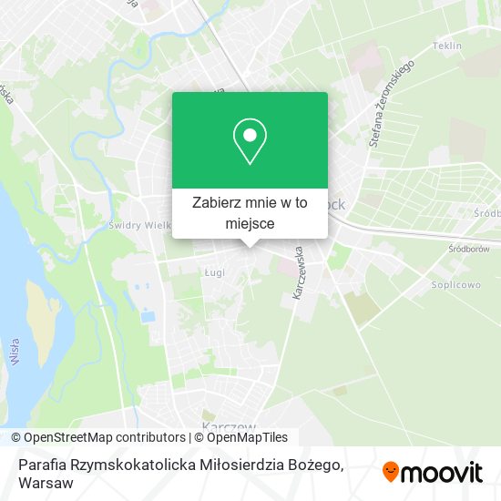 Mapa Parafia Rzymskokatolicka Miłosierdzia Bożego