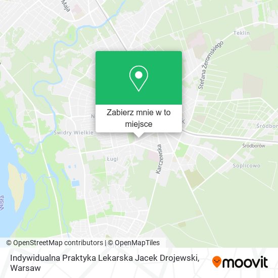 Mapa Indywidualna Praktyka Lekarska Jacek Drojewski