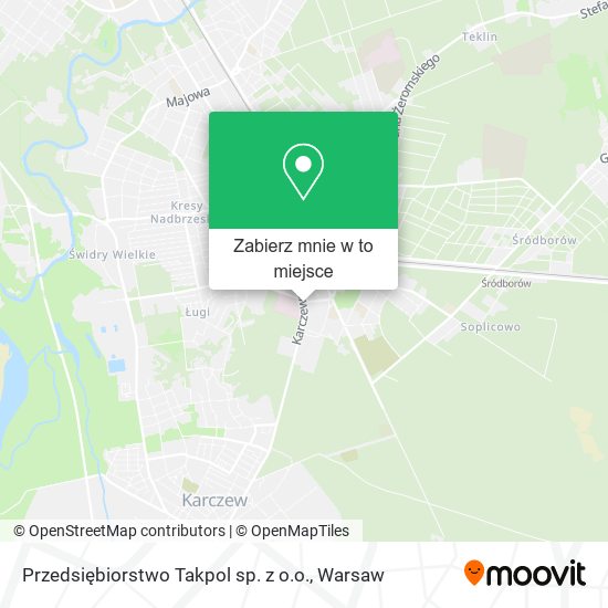 Mapa Przedsiębiorstwo Takpol sp. z o.o.