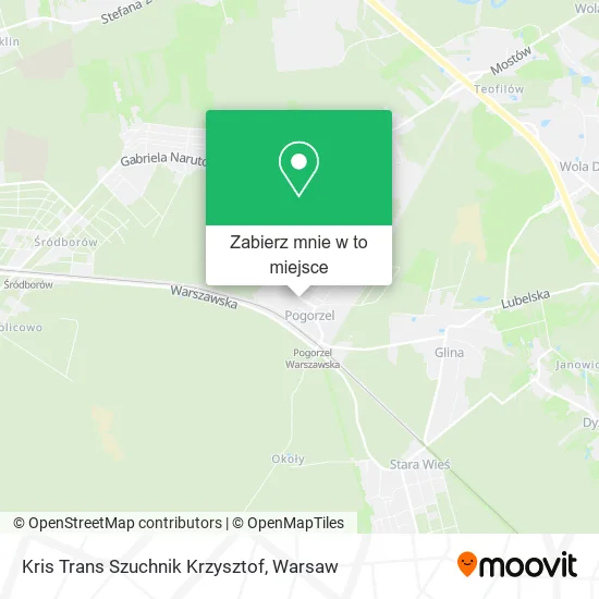 Mapa Kris Trans Szuchnik Krzysztof
