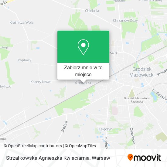 Mapa Strzałkowska Agnieszka Kwiaciarnia