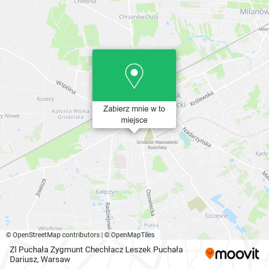 Mapa Zl Puchała Zygmunt Chechłacz Leszek Puchała Dariusz